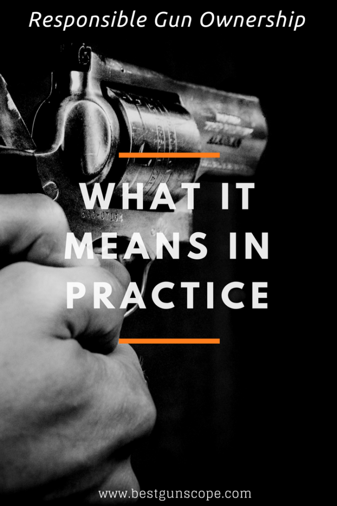 hand with gun